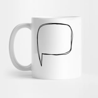 Speech bubble Mug